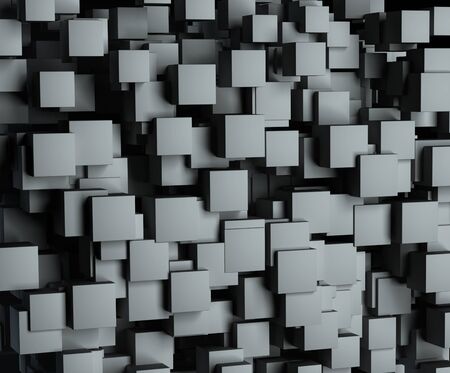 abstract image of cubes background の写真素材