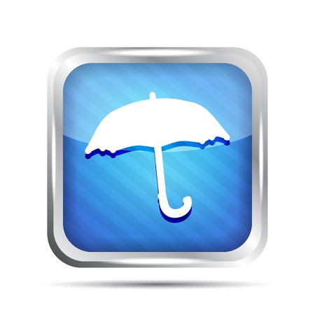 Blue striped forecast icon on a white backgroundのイラスト素材
