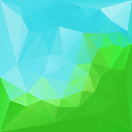 Natural green abstract Triangle Polygonal Backgroundのイラスト素材