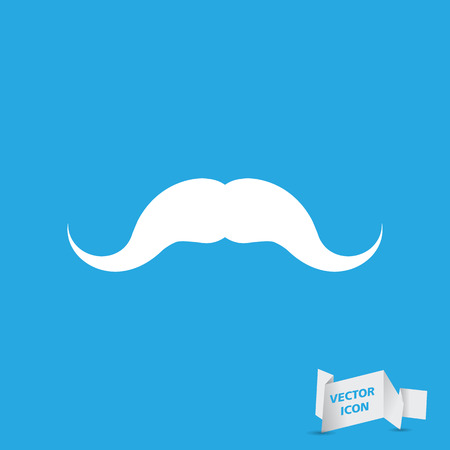 Mustache Icon - Vector illustrationのイラスト素材