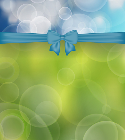 Blue and White Lights Sky Festive background with light beams cover design with minimal round text boxのイラスト素材