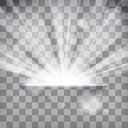 sunburst or flash rays on a chequered backgroundのイラスト素材
