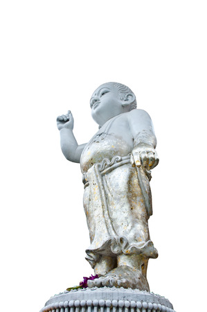 A perfect Pediatrics  of statue on white background の写真素材