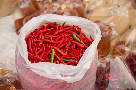 Chili as a condiment  Heat the duck that adds flavor to food  Most of the Asian as a condiment の写真素材