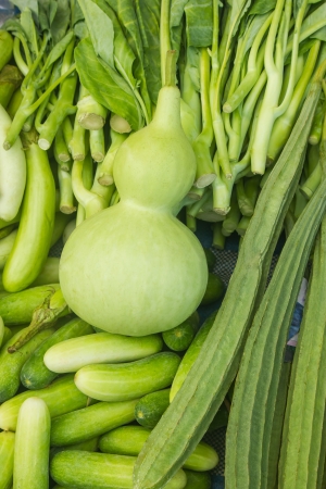 Various vegetables in the marketの写真素材