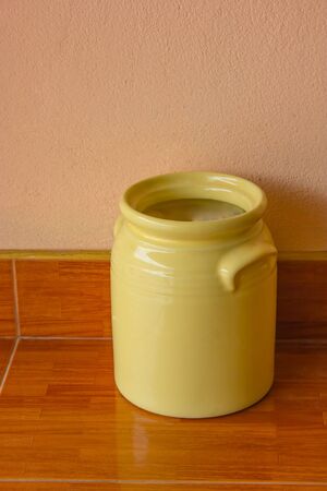 Ceramic vase with beautiful background の写真素材
