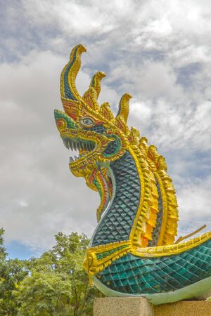 King Naga is a mythical creature of the people of Asia have much effect の写真素材