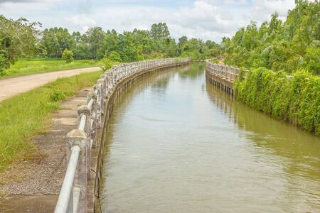 Waterway for agriculture の写真素材