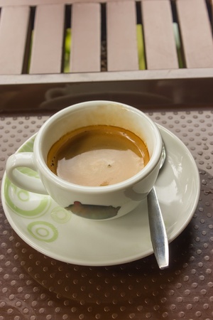  Drinking coffee is a popular drink in the world  の写真素材