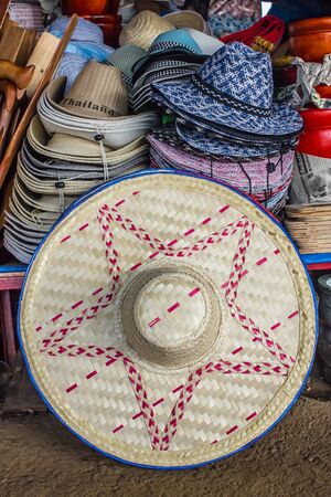 The hat is made by hand  Of natural materials の写真素材
