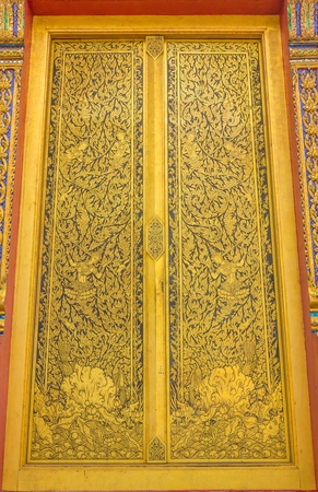 Church window of Buddhism の写真素材