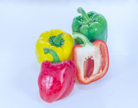Sweet peppers is a vegetable  の写真素材