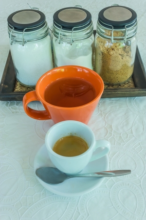 Coffee is refreshments for everybody の写真素材