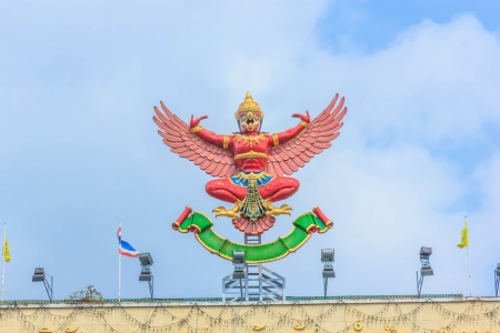 Garuda, a mythological animal of Thailand  の写真素材