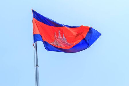 Cambodia flagの写真素材