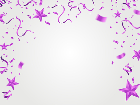 Fuchsia metallic baloons on the upstairs with clear path isolated on white backgroundのイラスト素材