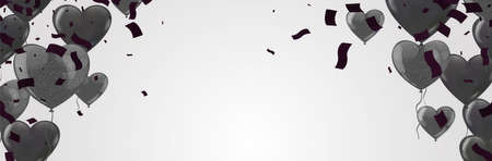 balloons colorful Abstract backgroundのイラスト素材