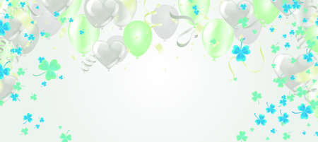 Vector happy birthday card with red balloons, party invitation. Birthday balloonsのイラスト素材