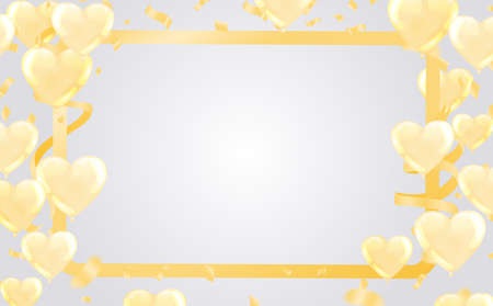 Bright holiday background with balloons and flagsのイラスト素材