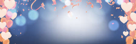 Background illustration of colorful lot of balloons 110 years anniversary and multicolored balloonsのイラスト素材