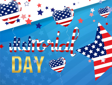 Holiday balloons template for design banner,ticket, leaflet, card, poster and so on. Happy birthday backgroundのイラスト素材