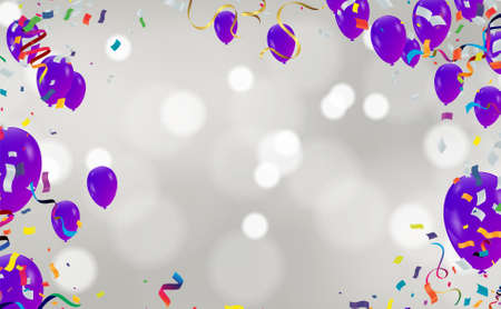 Sale background Card , special offer with balloons Realistic vector design for a shop and sale bannersのイラスト素材