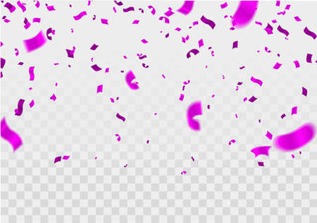 Happy Birthday Text With Golden Confetti Falling and Glitter Particles, Colorful Flying Balloons Seamless Loop Animation for Greeting, Invitation card, Party, celebration, Ribbon Shiny Poster. Multi colored Anniversary Illustration.のイラスト素材