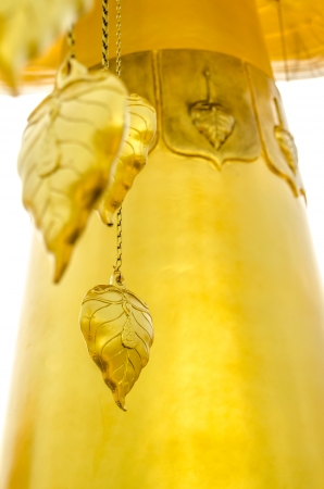 Art  Bo leaves gold hanging rams a multiple の写真素材