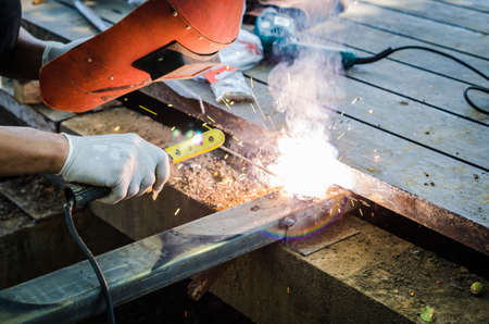 Welding steel structure maintenance.の写真素材