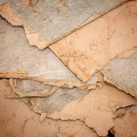 old plywood texture fractureの写真素材