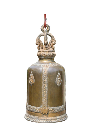 Thai bells on a white background.の写真素材