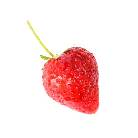 Strawberry isolated on whiteの写真素材
