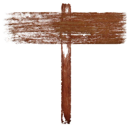 Road sign isolated on a white backgroundの写真素材