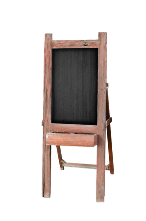 Wooden Framed Black Chalkboard Standingの写真素材