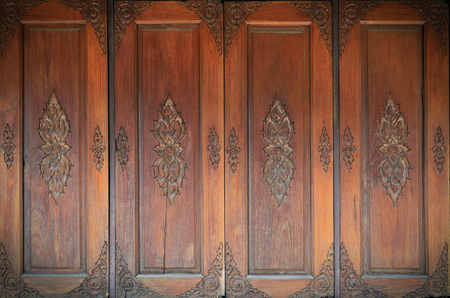 wooden windows textureの写真素材