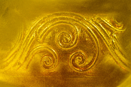 Abstract gold backgroundの写真素材