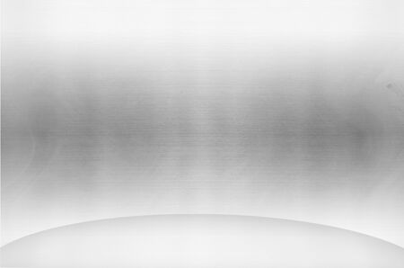 Empty room and light, stainless steel textureの写真素材