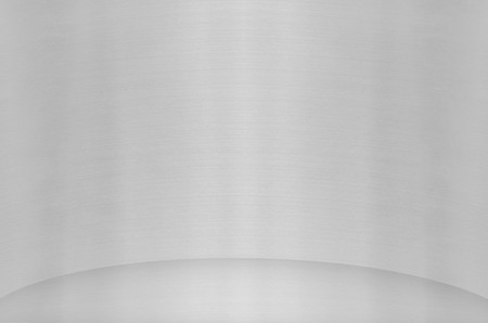 Empty room and light, stainless steel textureの写真素材