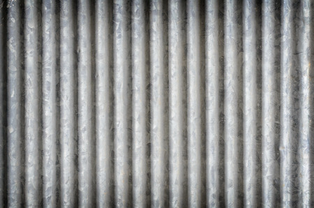 old weathered corrugated zinc texture background with rustの写真素材