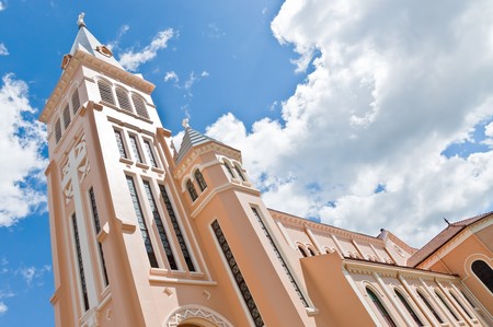 The church in the cityの写真素材