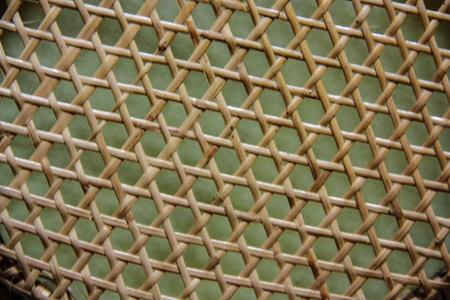 view the bottom of a basketの写真素材