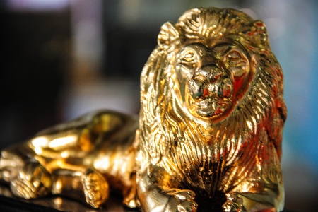 Golden Lion in the Forbidden Cityの写真素材