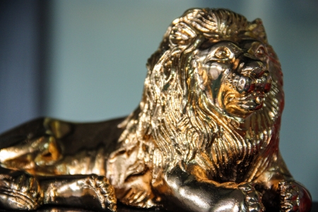 Golden Lion in the Forbidden Cityの写真素材