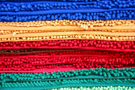 the cloth wipes color all foot butの写真素材