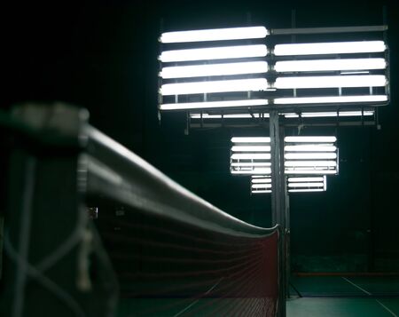 Badminton court Badminton tournament Net lightの写真素材