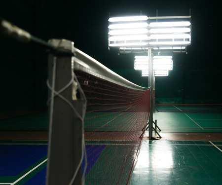 Badminton court Badminton tournament Net lightの写真素材