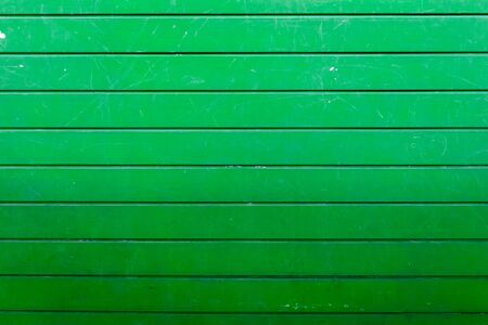 Wooden green of Wooden painted green Background wallpaperの写真素材