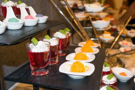 Food Breakfast During the meetingの写真素材