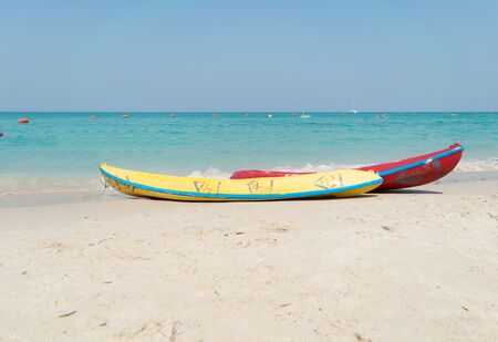 Beach Sattahip Chonburi thailand sea to sky water and boatの写真素材