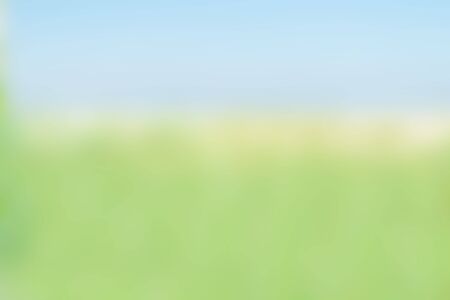Smooth light blue green Orange evening blurred background.の写真素材